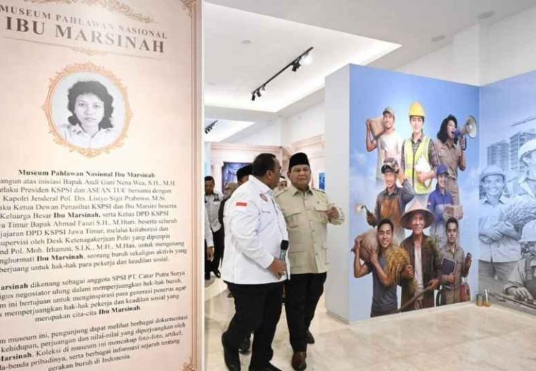 Presiden Prabowo Resmikan Museum Ibu Marsinah di Nganjuk, Simbol Perjuangan Buruh Indonesia
