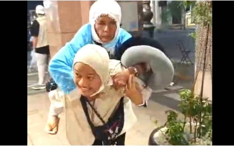 Brigadir Alfiani Menolong Jemaah Haji di Mina, Dipeluk di Madinah