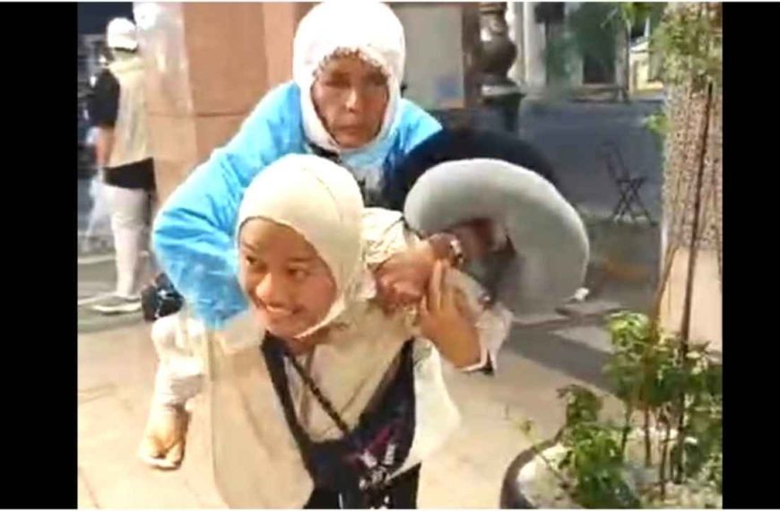 Brigadir Alfiani Menolong Jemaah Haji di Mina, Dipeluk di Madinah
