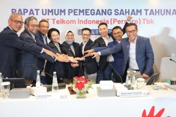 Tebar Dividen Jumbo, RUPST Telkom Pertahankan Jajaran Direksi