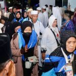 Jemaah Haji Kloter 1 Debarkasi Batam Tiba di Tanah Air