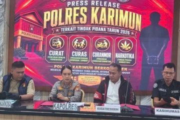 Polres Karimun Tangkap Kurir Sabu Jaringan Internasional, Akui Empat Kali Lolos Selundupkan Narkoba dari Malaysia