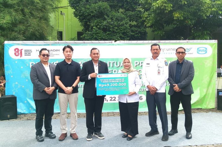 PT Bandara Internasional Batam Salurkan Bantuan Peralatan Keterampilan untuk SLB Negeri Batam