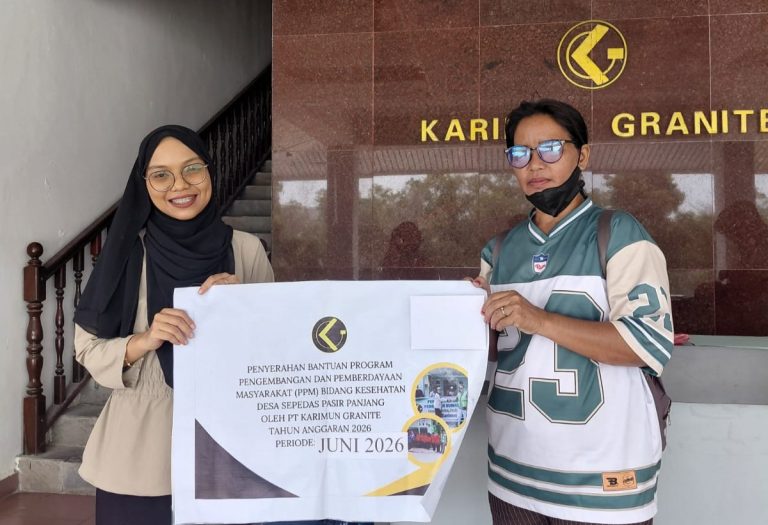 PT Karimun Granite Salurkan Bantuan Program PPM Periode Juni 2026 untuk Pendidikan, Kesehatan, dan Keagamaan