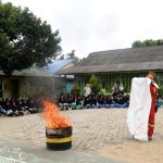 PT Timah Edukasi Santri Ponpes Darul Furqan tentang Penanganan Kebakaran