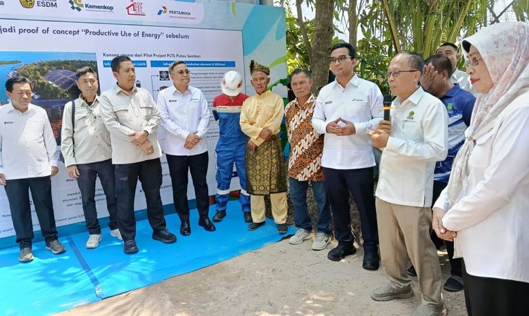 PLTS Pulau Sembur Galang Batam Beroperasi, Warga Nikmati Listrik 24 Jam