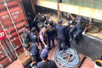 Bea Cukai Gagalkan Penyelundupan 2,6 Ton Sabu Cair dari Kapal MV Ocean Porter