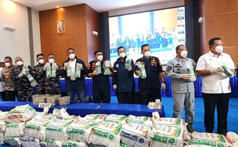 Kodaeral IV, BNN, BC dan Bareskrim Polri Tangkap 1,3 Ton Ketamin Senilai Rp 2 Triliun di Perairan Kepri