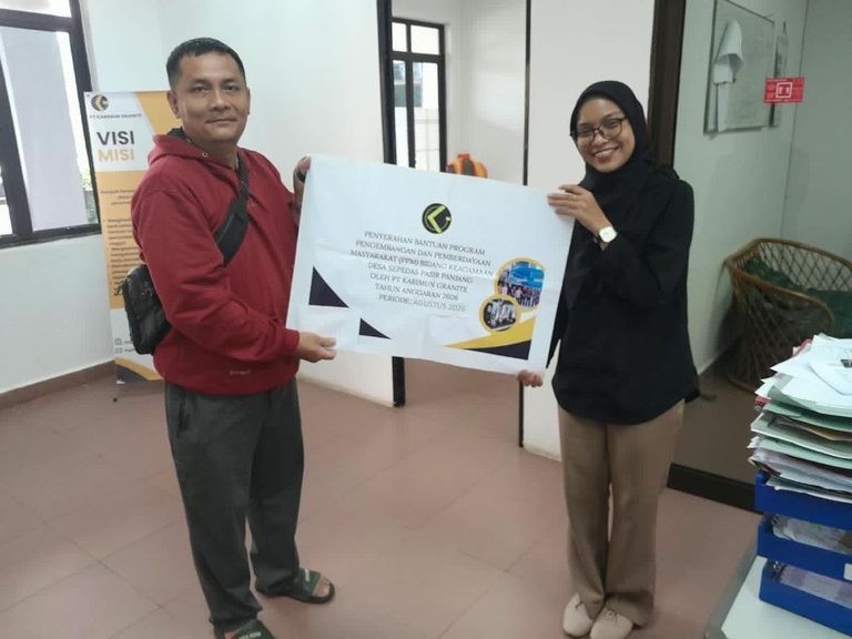 PT Karimun Granite Kembali Salurkan Bantuan PPM untuk Masyarakat