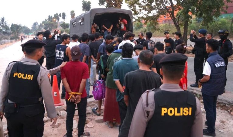 Polda Kepri Amankan 114 Orang dalam Operasi KRYD di Kampung Madani Batam