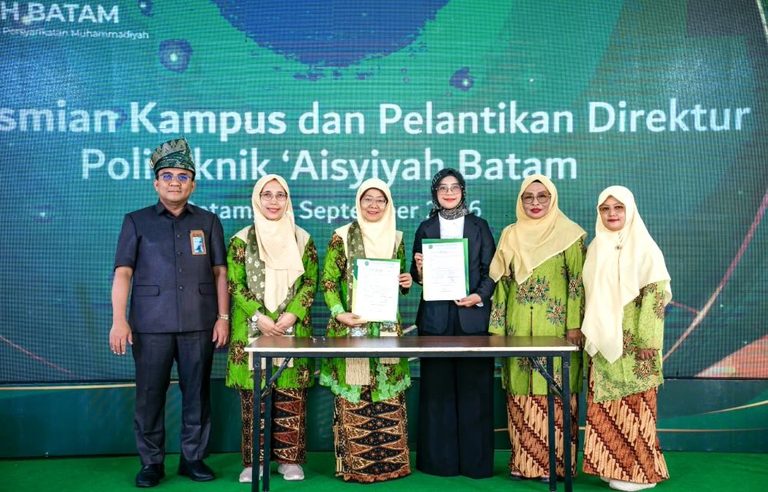 Politeknik ‘Aisyiyah Batam Resmi Berdiri, Susanna Dilantik sebagai Direktur