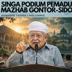 Singa Podium Pemandu Mazhab Gontor-Sidogiri