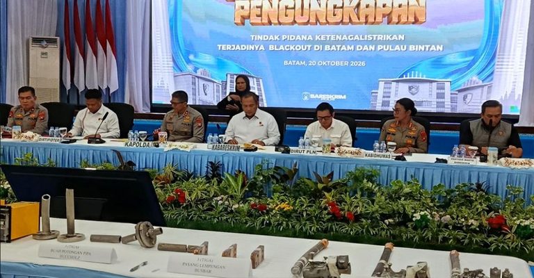 Bareskrim Tetapkan Lima Tersangka Kasus Blackout Batam-Bintan