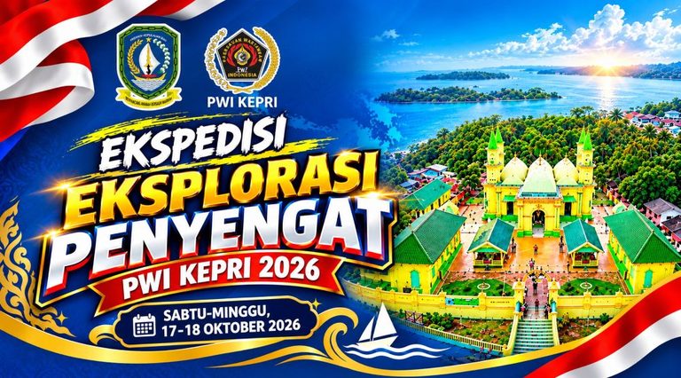 PWI Kepri Gelar Ekspedisi Pulau Penyengat, 50 Wartawan Siapkan Feature Sejarah dan Budaya Melayu