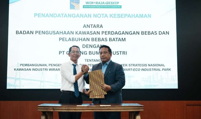 BP Batam Teken Nota Kesepakatan Pengembangan PSN Wiraraja Green Renewable Energy & Smart-Eco Industrial Park