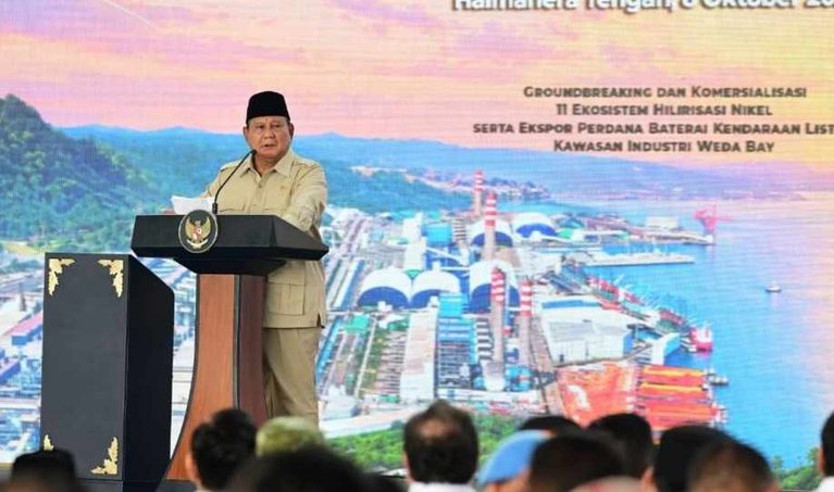 Presiden Prabowo: Ekspor Perdana Baterai Kendaraan Listrik Bukti Nyata Strategi Hilirisasi Indonesia